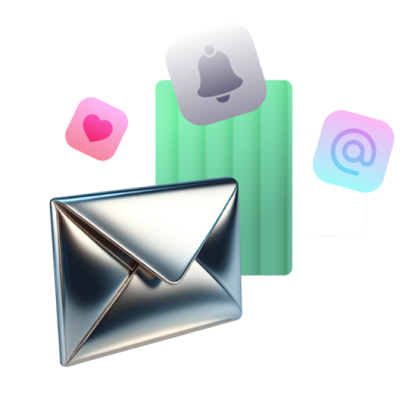 Email marketing with commercial message